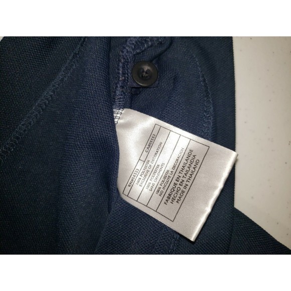 Nike Golf Polo Shirt Adult 2XL XXL Navy Blue Short Sleeve Pullover Dri-Fit Men - Picture 5 of 5